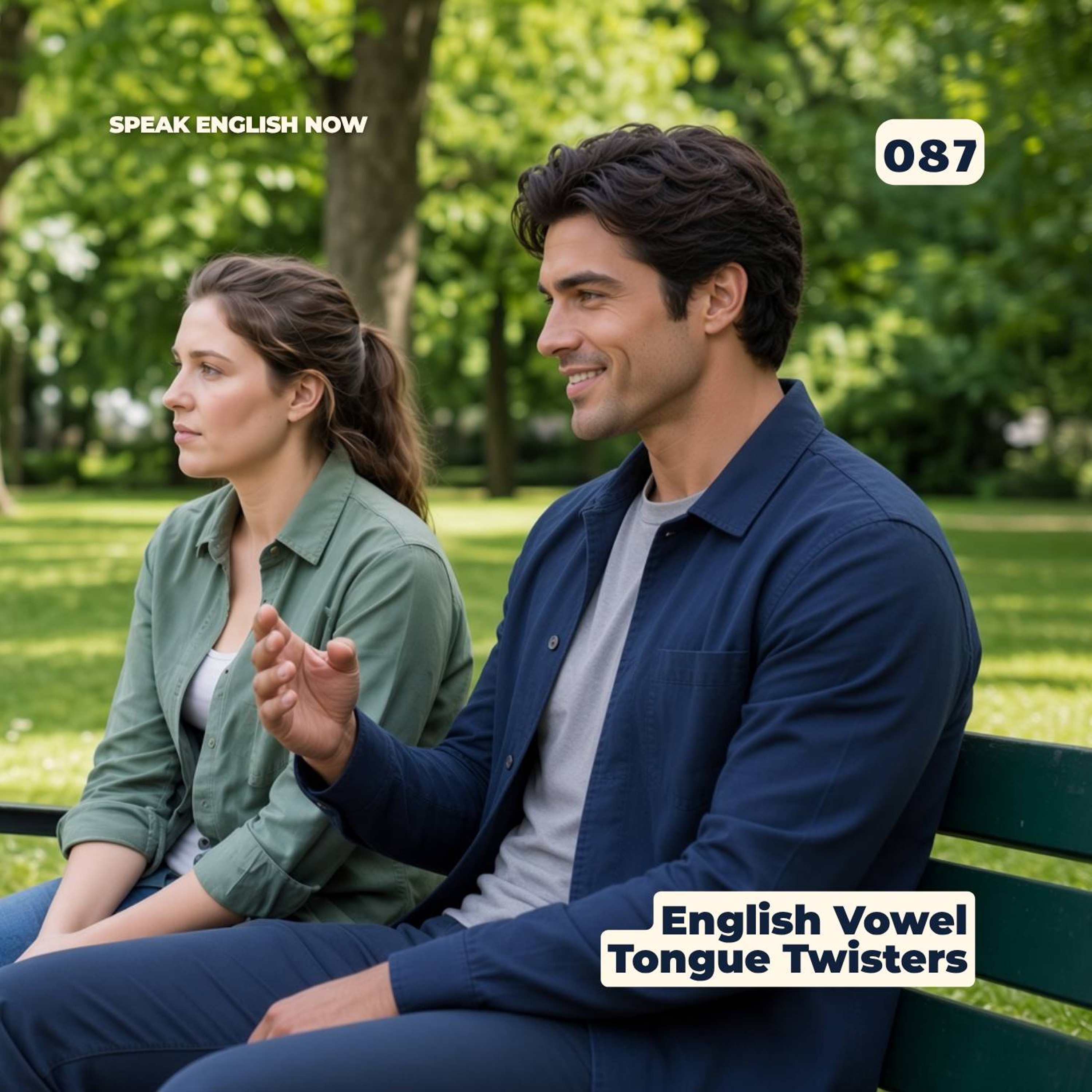 #087 English accent reduction - Pronunciation practice with tongue twisters episode artwork