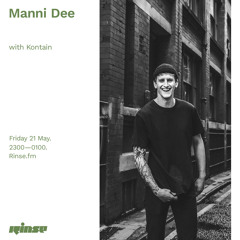 Manni Dee with Kontain - 21 May 2021