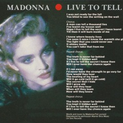 Madonna - Live To Tell (epic extended version)
