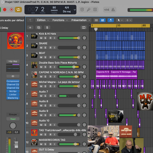Projet 1361 UnknowProd Ft. C.N.N. 90 BPM M.R. MAST. L.P.