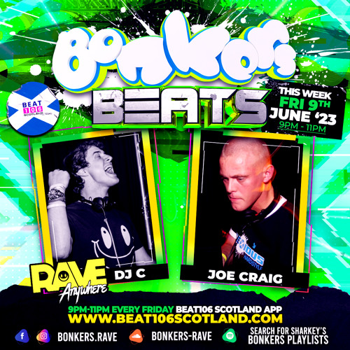 Stream DJ C - Bonkers Beats 114A - 09.06.23 by Bonkers | Listen online ...