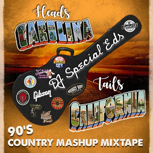 DJ Special Ed's Heads Carolina Tails California 90s Country Mashup Mixtape