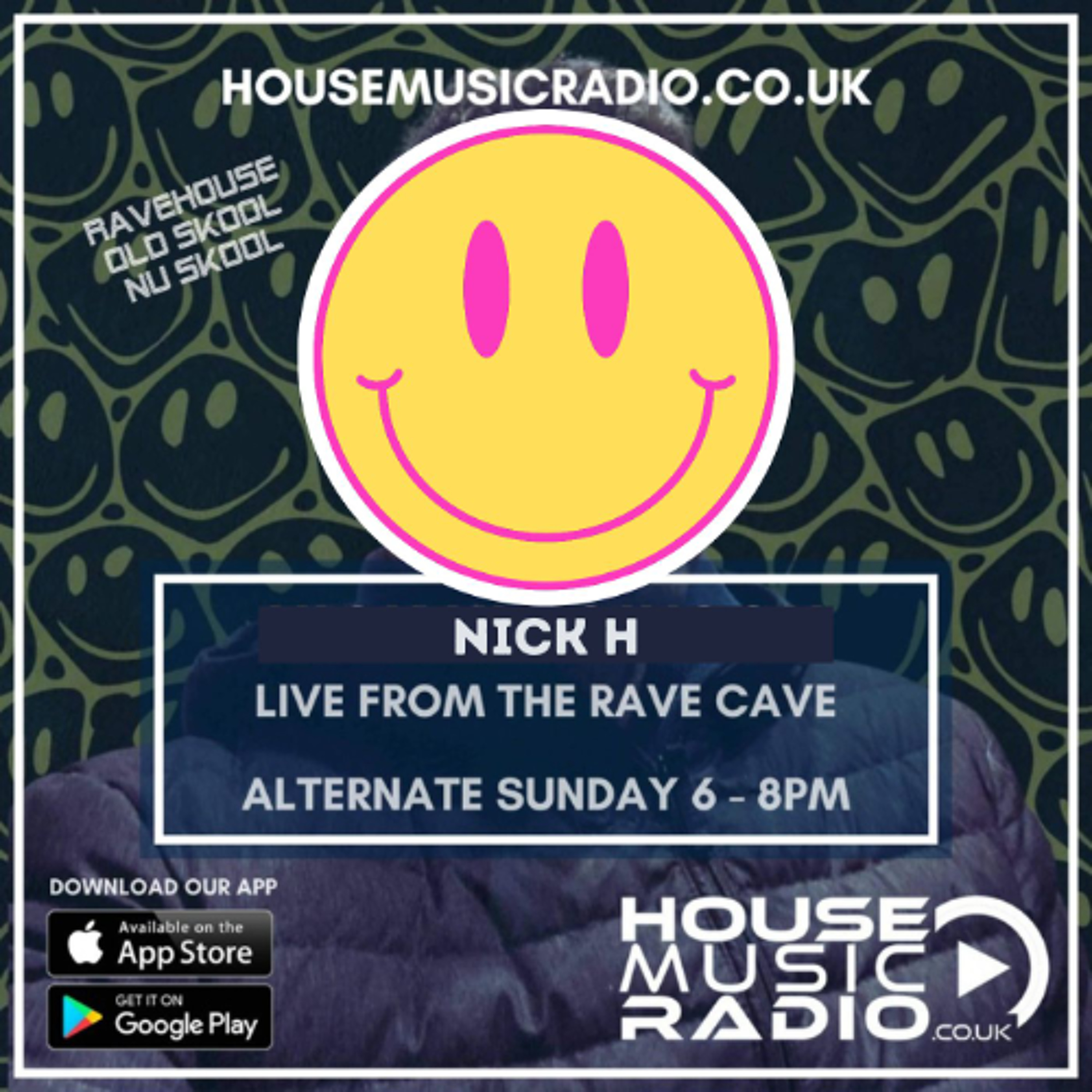 House Music Radio - Nick H - The Rave Cave Live #67 - 24th August 2025