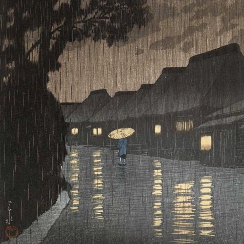 here, with the rain [bump]