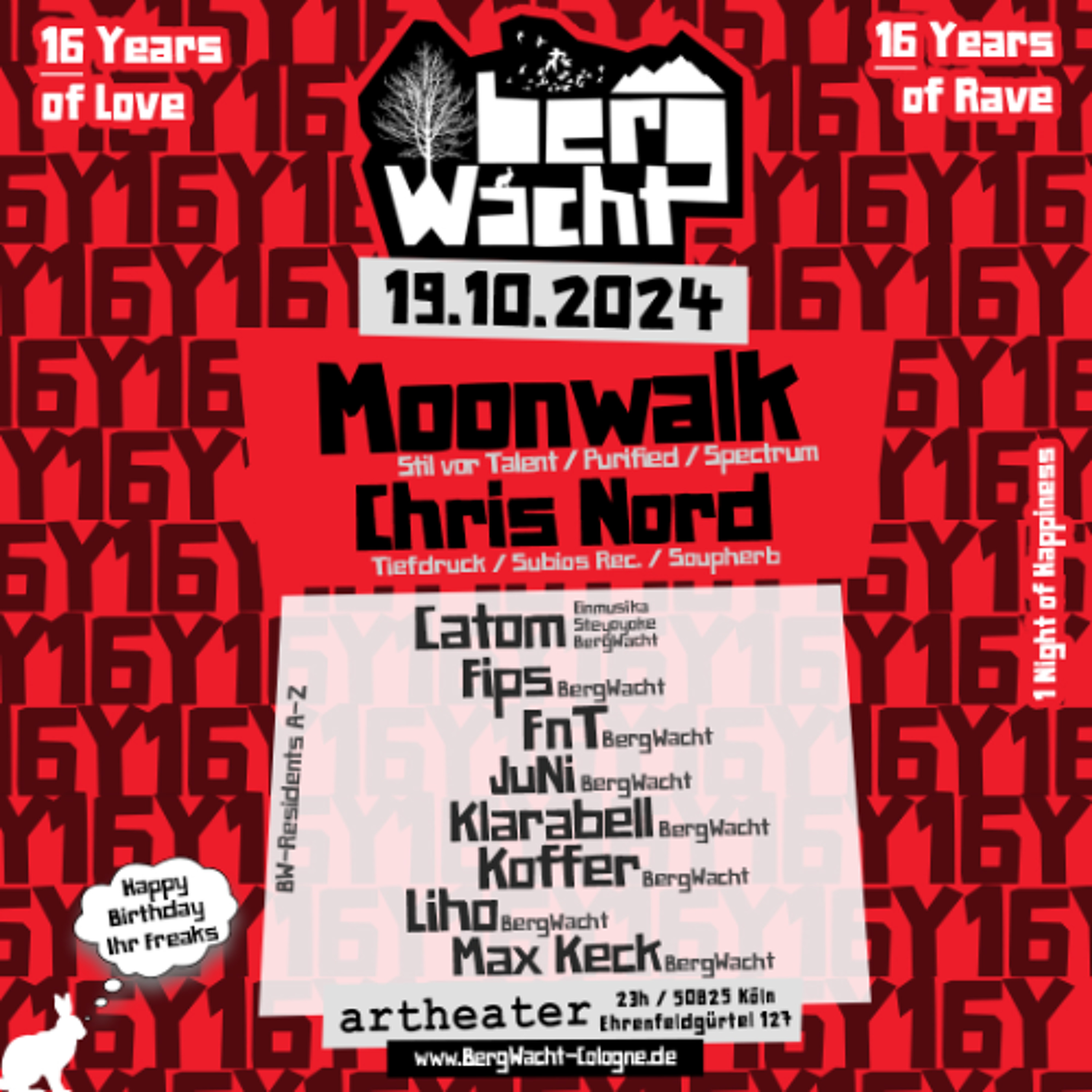 Catom b2b JuNi @ 16 years of BergWacht Artheater Cologne 19.10.2024 episode artwork