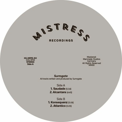 Surrogate - Alcantara [Mistress Recordings]