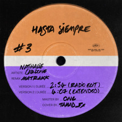 Nathalie Cardone - Hasta Siempre (MATRAKK REMIX) / FREE DOWNLOAD EXTENDED