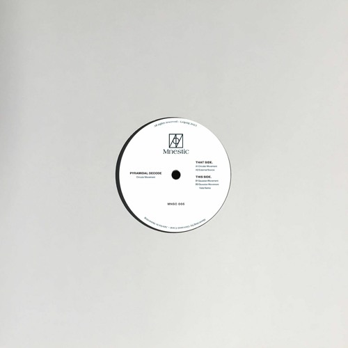 Premiere | Pyramidal Decode - Gaussian Movement (MNSC005)