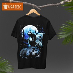 Wild Boar Howling At The Moon Shirt