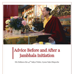 HH43_Advice Before and After a Jambhala Initiation