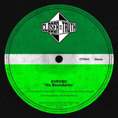 [CTT043] KVRVBO - NO BOUNDARIES EP