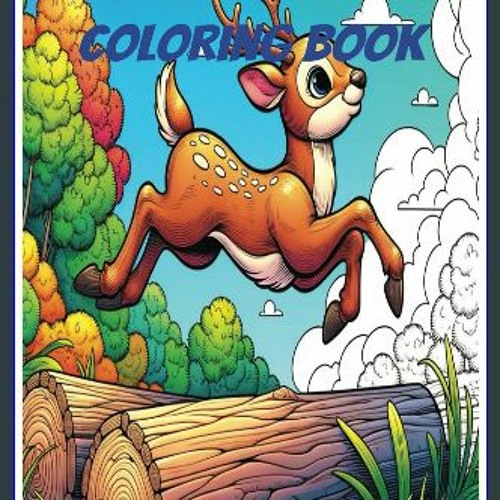 PDF 🌟 Woodland Critters Coloring Book: 45 images of cute woodland animals for you to color and bri