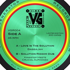 VGR004 - SAMPLES - BabbaJah - Love Is The Solution