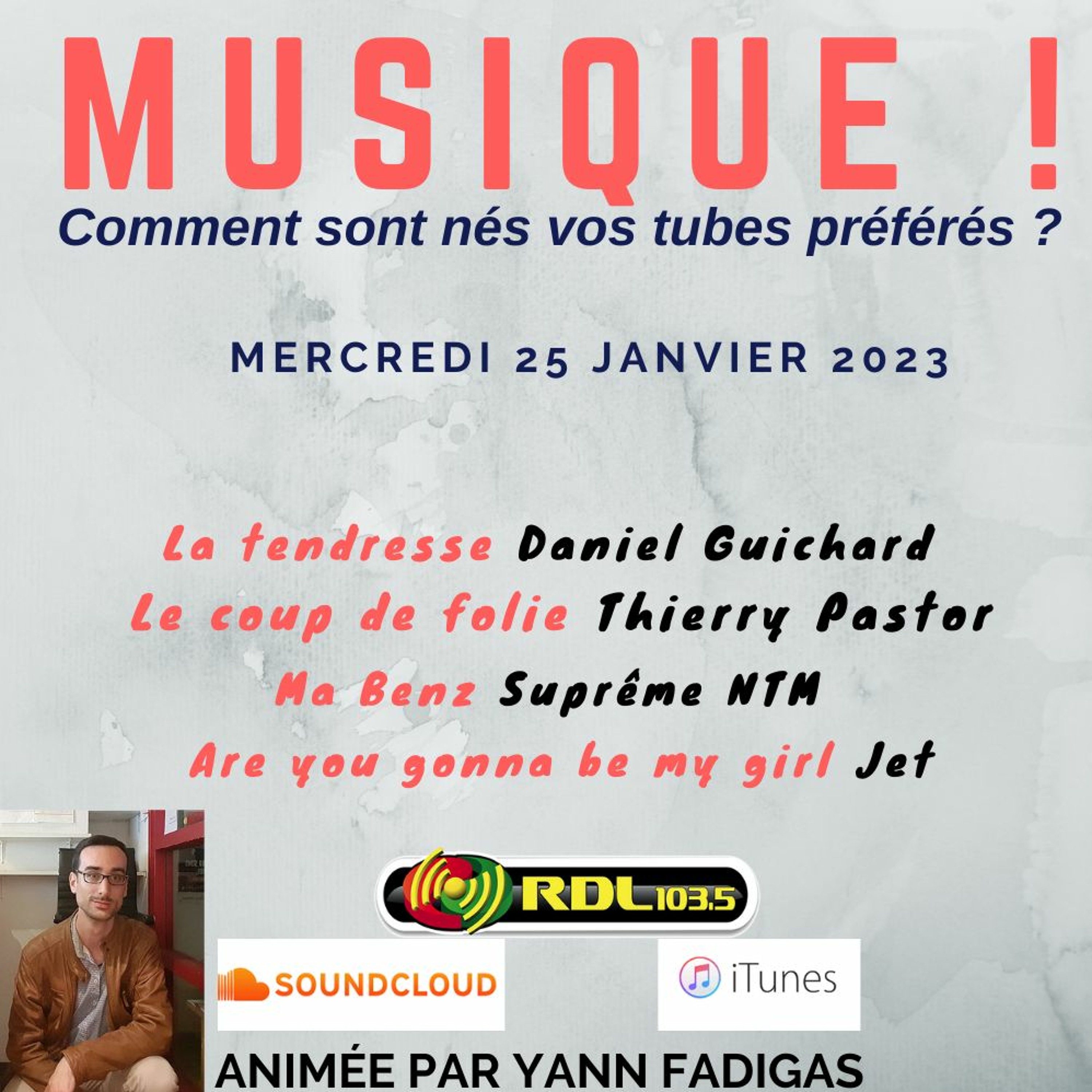 MUSIQUE ! 159 - 25 01 23 - "Ma Benz" (Suprême NTM) / Daniel Guichard / Jet / Thierry Pastor episode artwork