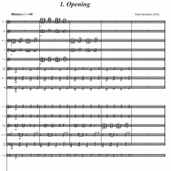 Pawel Strzelecki: 1. Opening [Symphony No. 10 "Between Dance and War" for Orchestra (2022)].