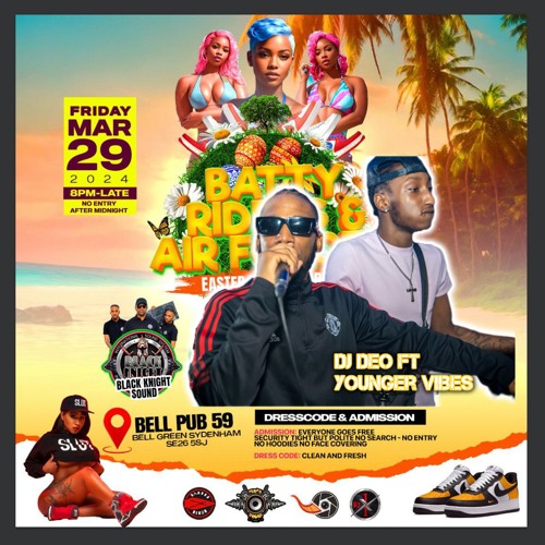 BATTY RIDER & AIR FORCE LIVE SET BY DJ DEO FT YOUNGER VIBES BKS 2024