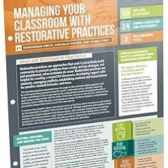 (= Managing Your Classroom with Restorative Practices (Quick Reference Guide) BY Dominique Smit