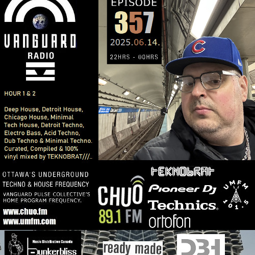 TEKNOBRAT on Episode 357 of Vanguard Pulse Radio Show - CHUO 89.1 FM + CJUM 101.5 FM - 2025-06-14th