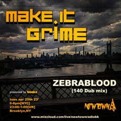 MAKE IT GRIME w/ Bookz, Guest Mix From Zebrablood 4-25-23
