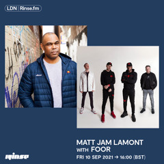 Matt Jam Lamont with FOOR - 10 September 2021