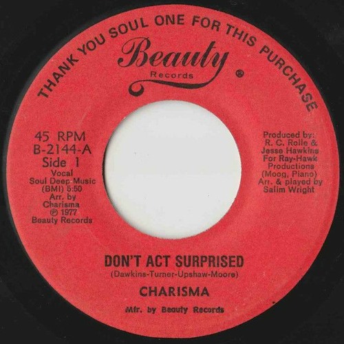 Don't Act Surprised - Charisma