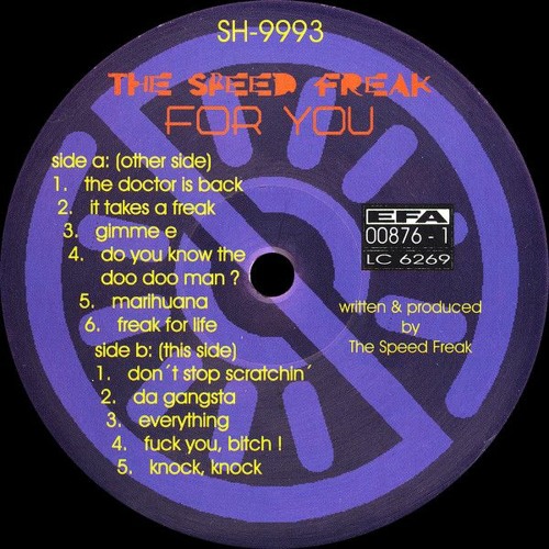 The Speed Freak - Don't Stop Scratchin'