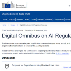 EU_เร่งแก้_AI_Act_ลดภาระธุรกิจ
