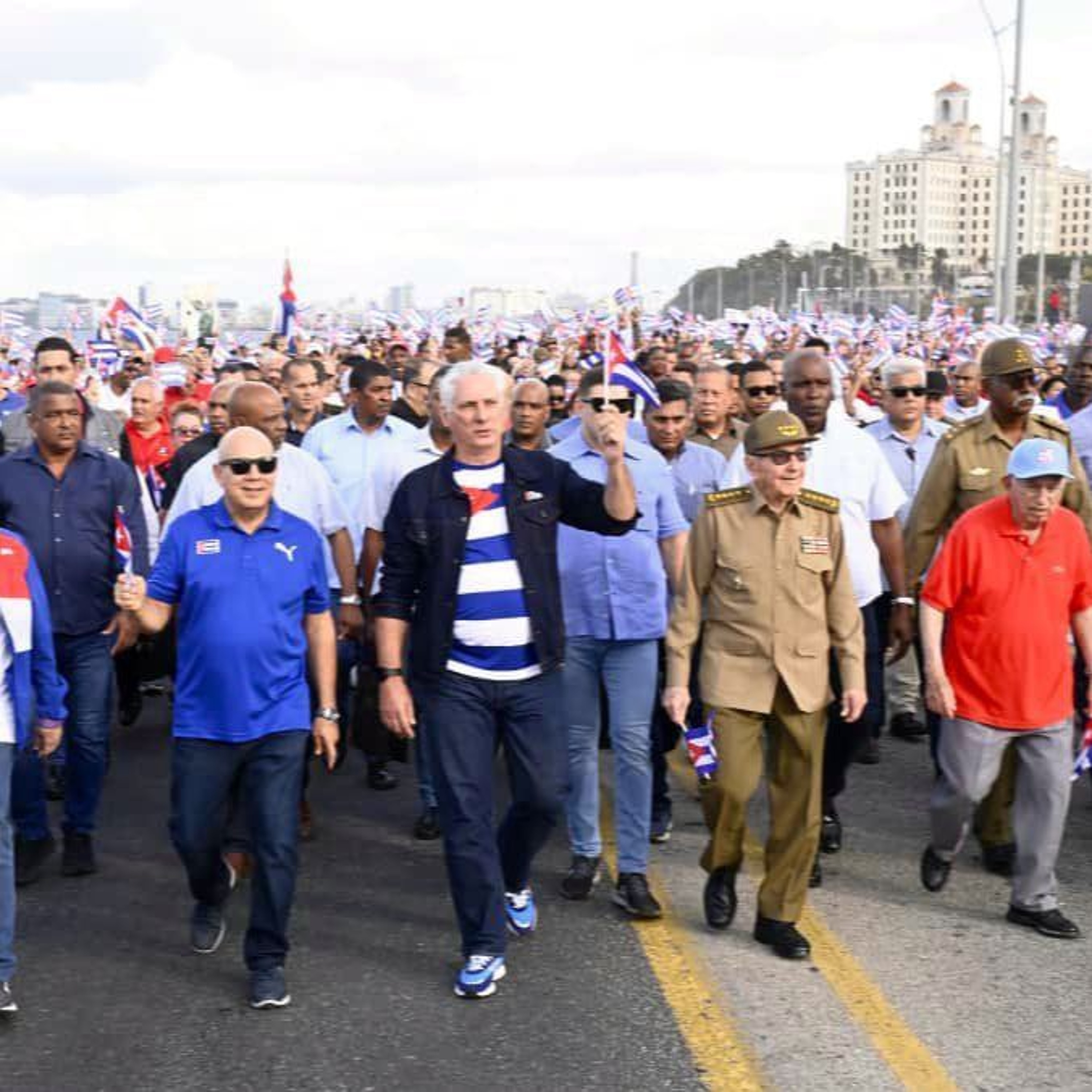 Cuban masses demand an end to brutal sanctions and US interference