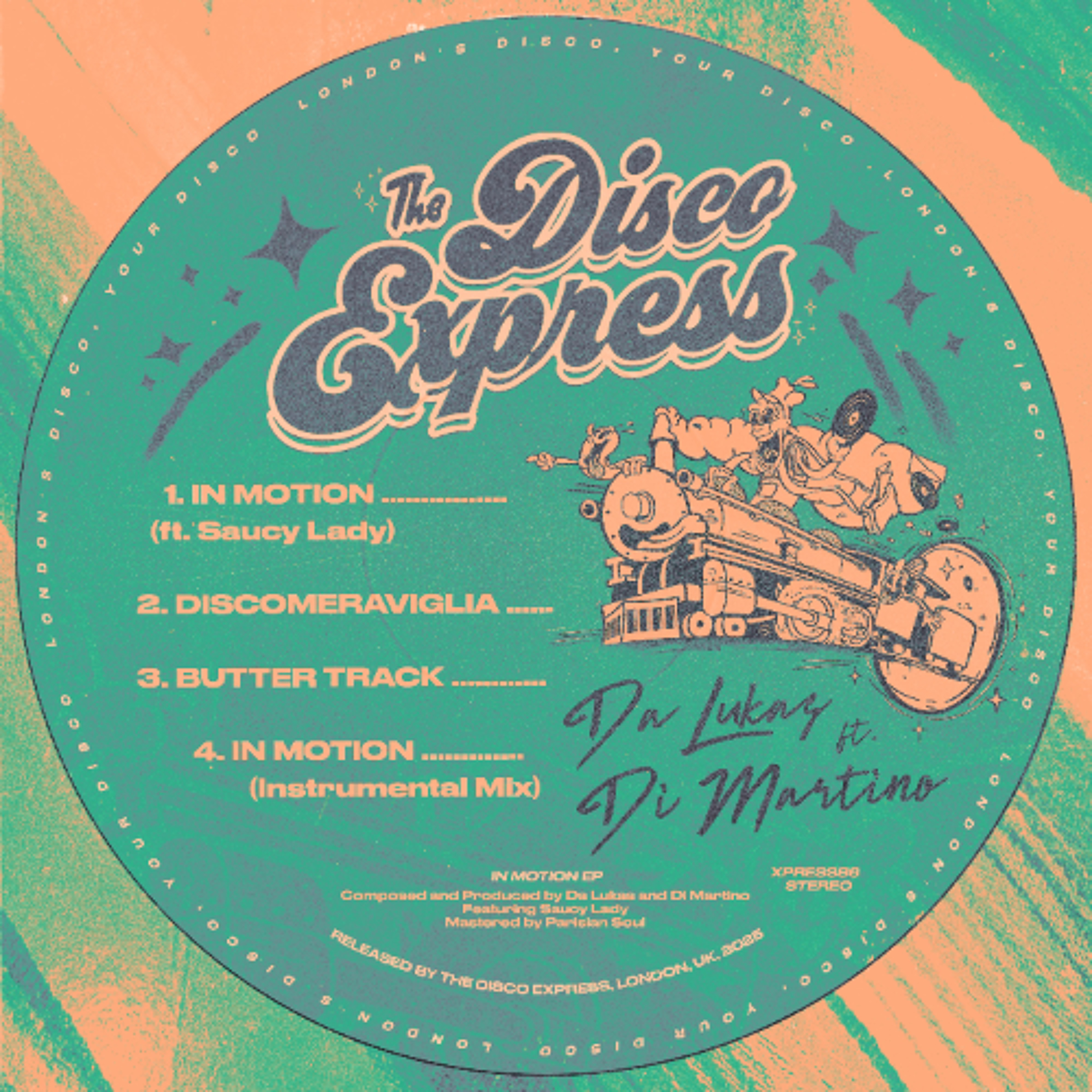 PREMIERE: Da Lukas Feat Di Martino - In Motion (Original Instrumental Mix) [The Disco Express]