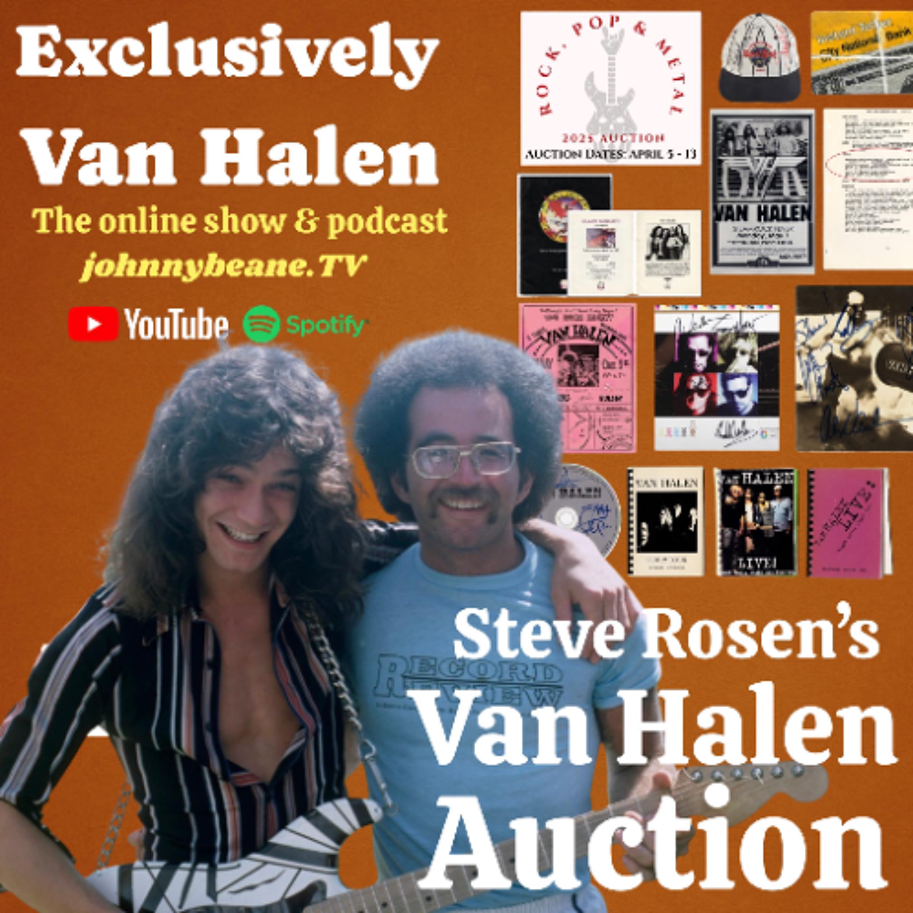 Exclusively Van Halen: Steve Rosen Talks "Tonechaser" + New Van Halen Auction Highlights! | 4/8/25 episode artwork