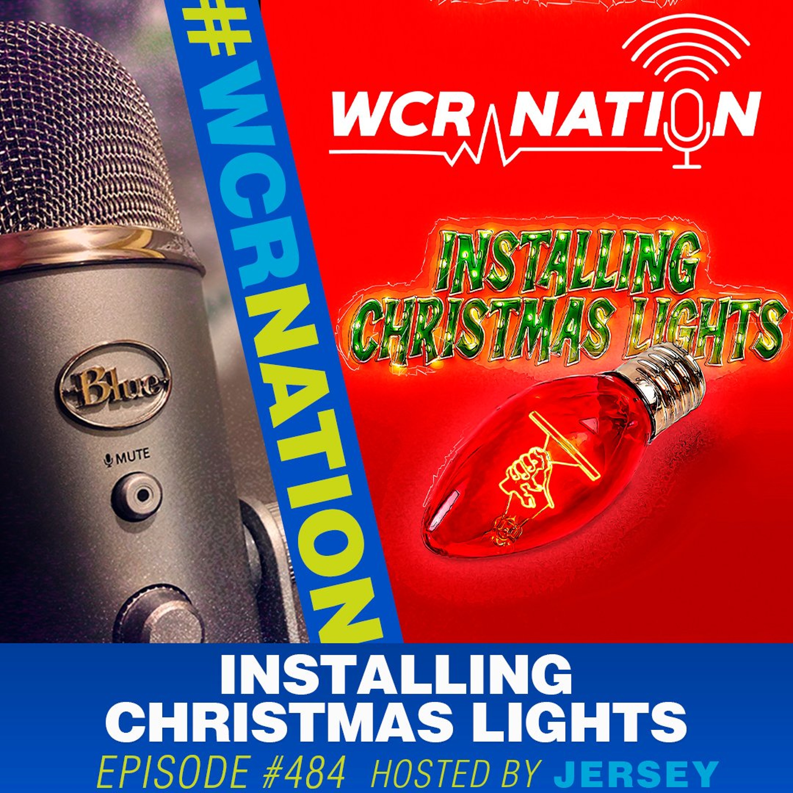 Installing Christmas lights as a window cleaner episode artwork