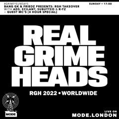 01/06/2025 - Bang GK & Friedz Presents: RGH Takeover With ADS, Ecilant, Subutteo, R-YZ & Guest MCs