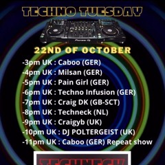 TECHNECK-NGR RADIO MIX (TECHNO TUESDAY) 22/10/24