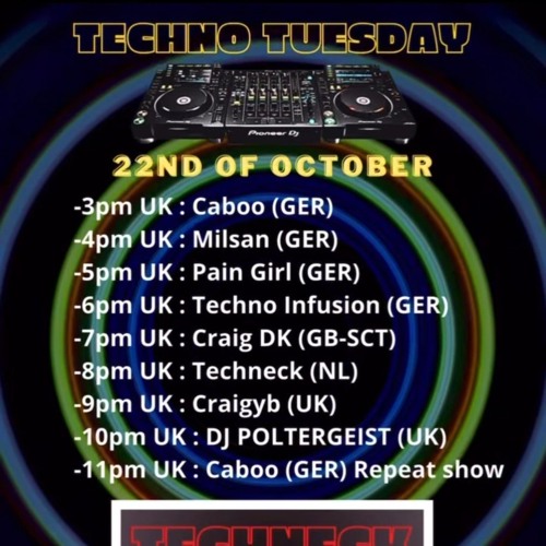 TECHNECK-NGR RADIO MIX (TECHNO TUESDAY) 22/10/24