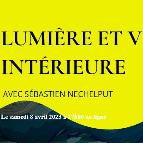 Stream episode Lumière et vie intérieure avec Sébastien Nechelput by  Conscience Soufie podcast | Listen online for free on SoundCloud