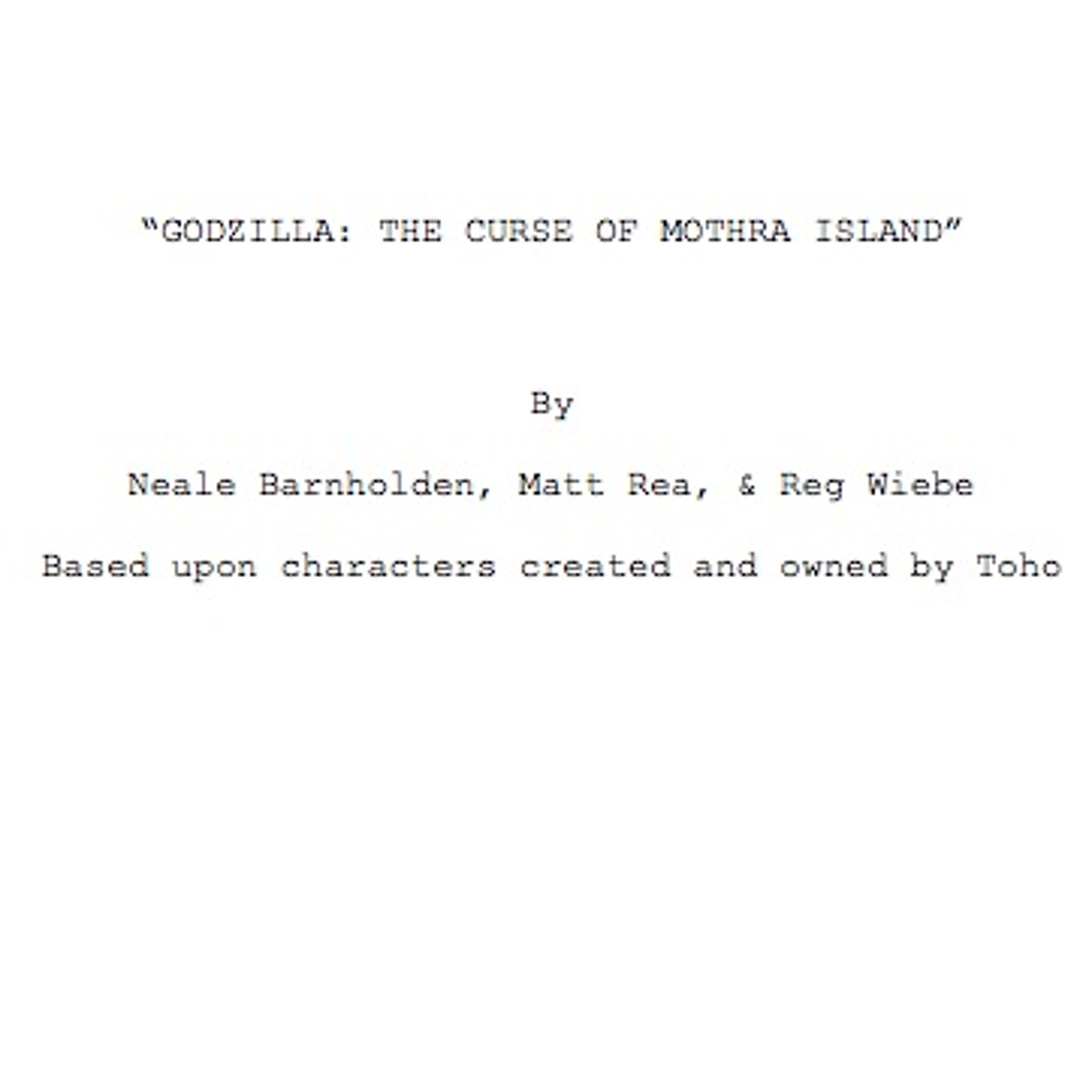 GODZILLA: THE CURSE OF MOTHRA ISLAND thumbnail