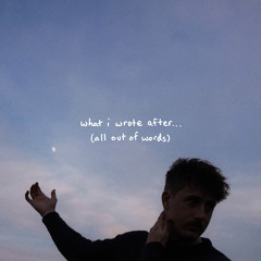 petrichor; (instrumental)