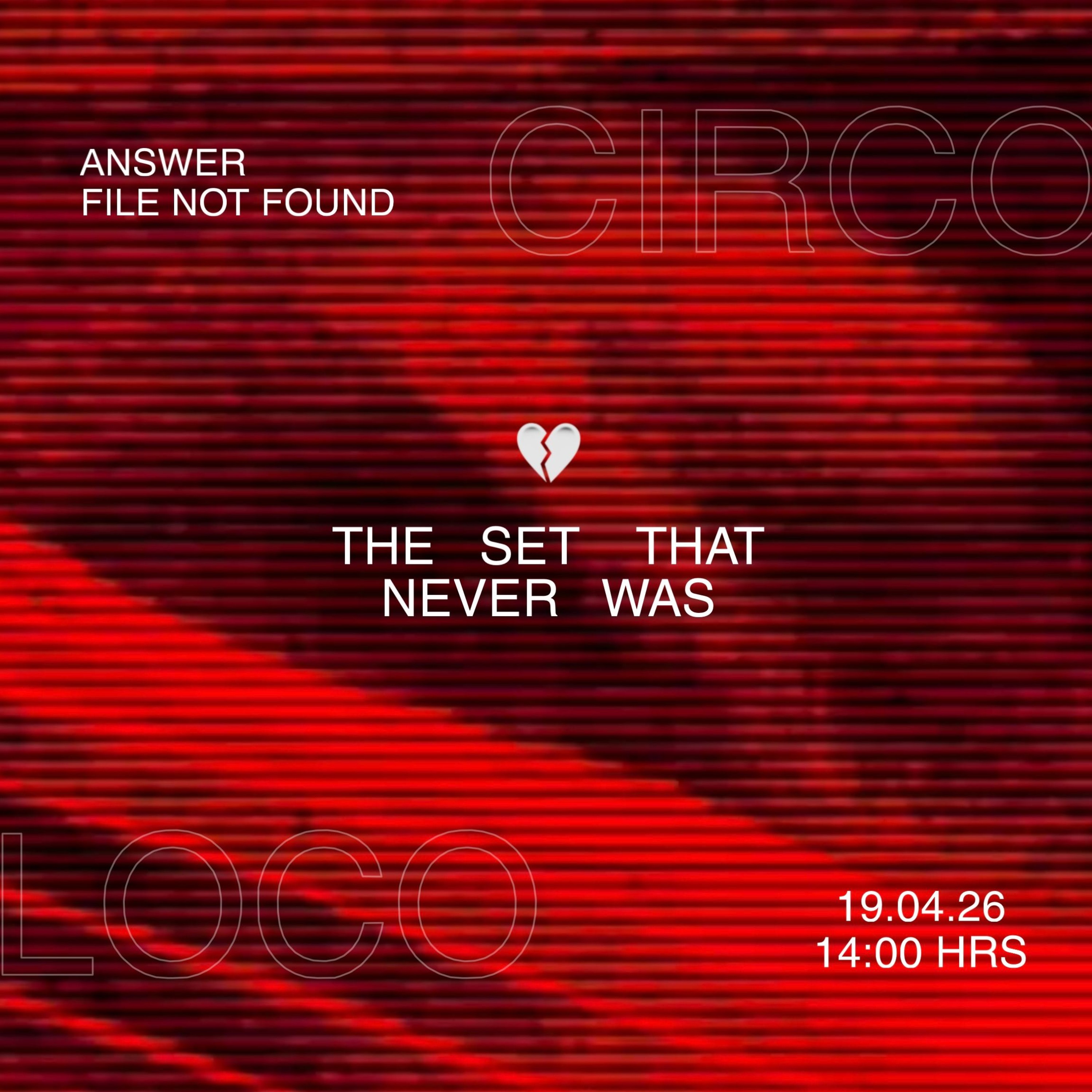 ANSWER - The Set That Never Was - 19.04.26