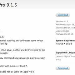 Logic Pro Mac Os X 10.5 Free Download