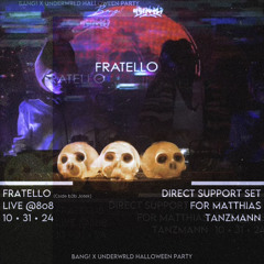 Fratello (Cside b2b Jotek) Live @8o8 | Direct support set for Matthias Tanzmann | 10 - 31 - 24