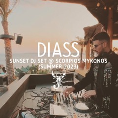 Diass Sunset DJ Set @ Scorpios, Mykonos (Summer 2023)