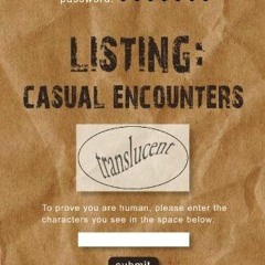ACCESS EPUB 📮 Listing: Casual Encounters by  Lee Vasey [KINDLE PDF EBOOK EPUB]