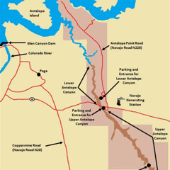 Best Arizona Map Antelope Canyon Tours Review