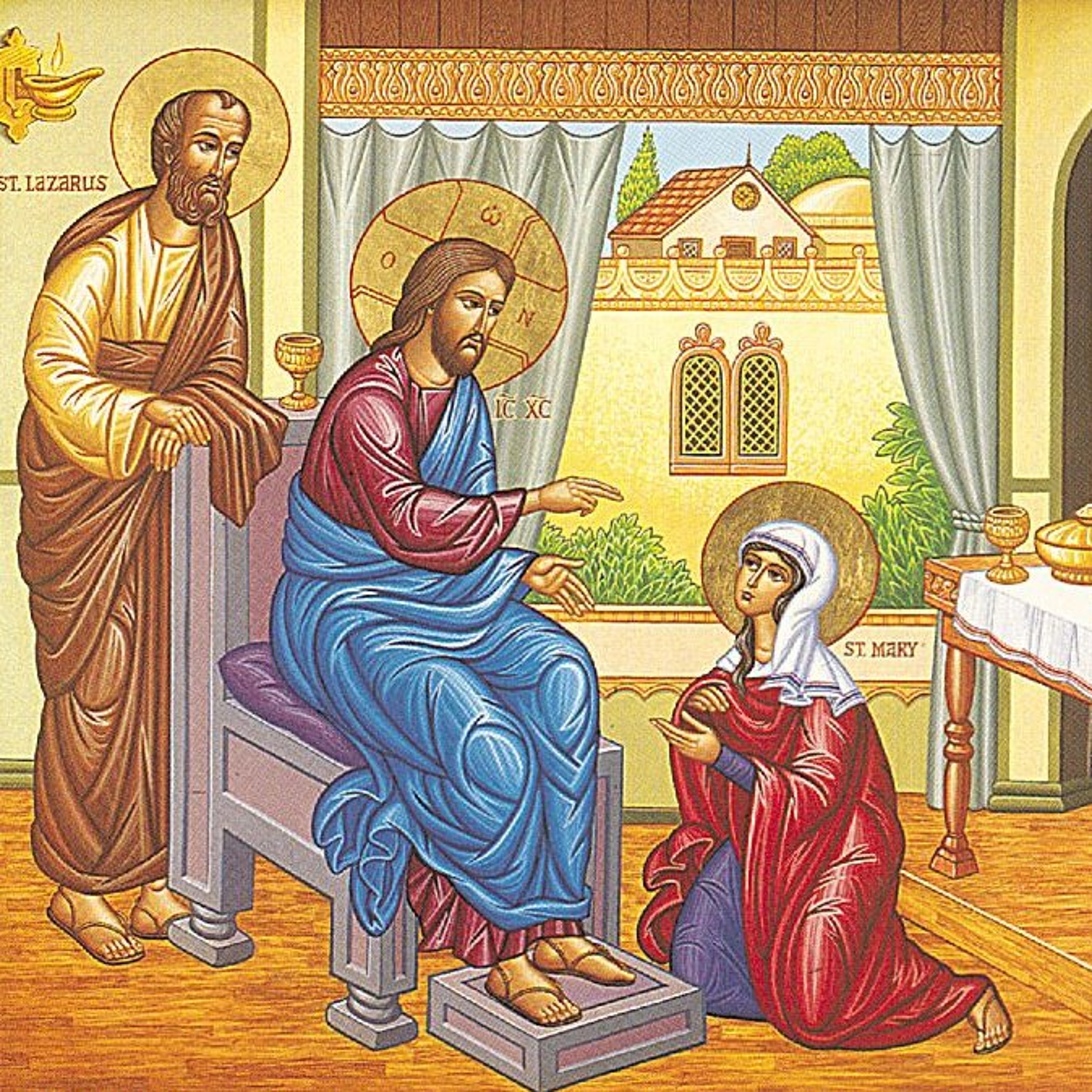 Santo do dia -  Santos Marta, Maria E Lázaro, Amigos de Jesus (29/07) episode artwork