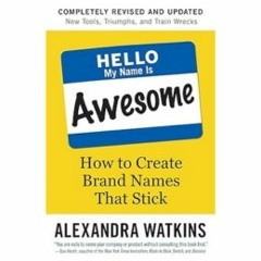 Podcast 1085: Hello, My Name Is Awesome with Alexandra Watkins