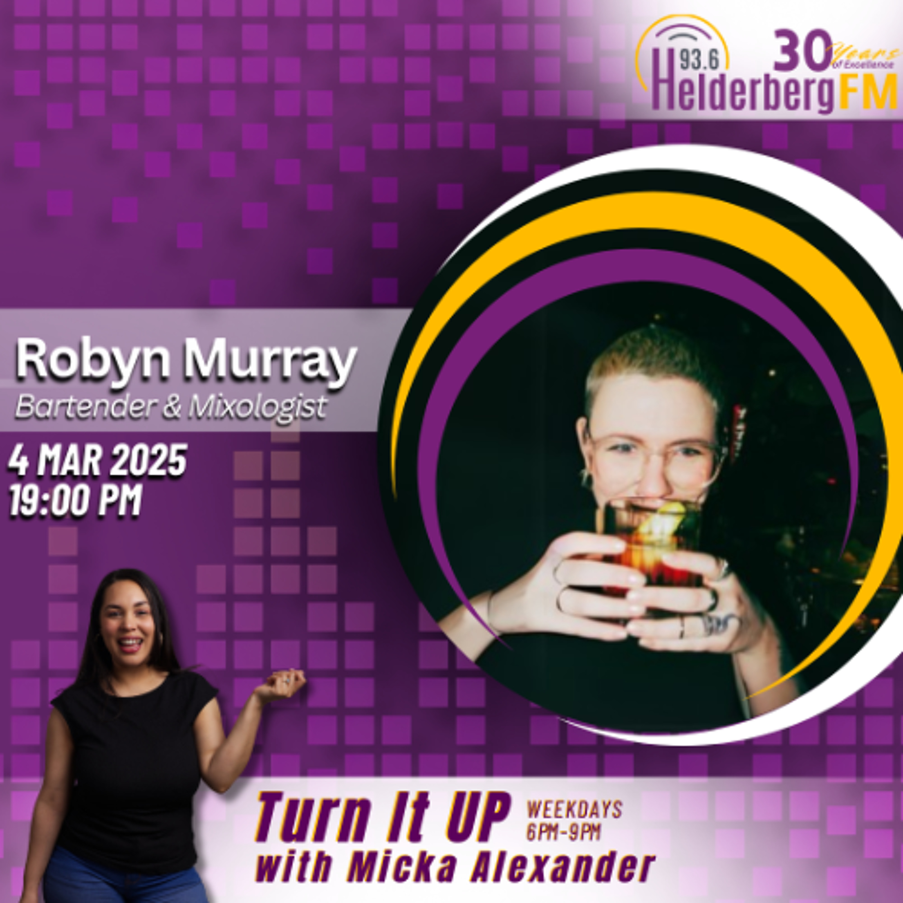 The Rise of Women in Mixology, Robyn Murray on #TurnItUP! episode artwork