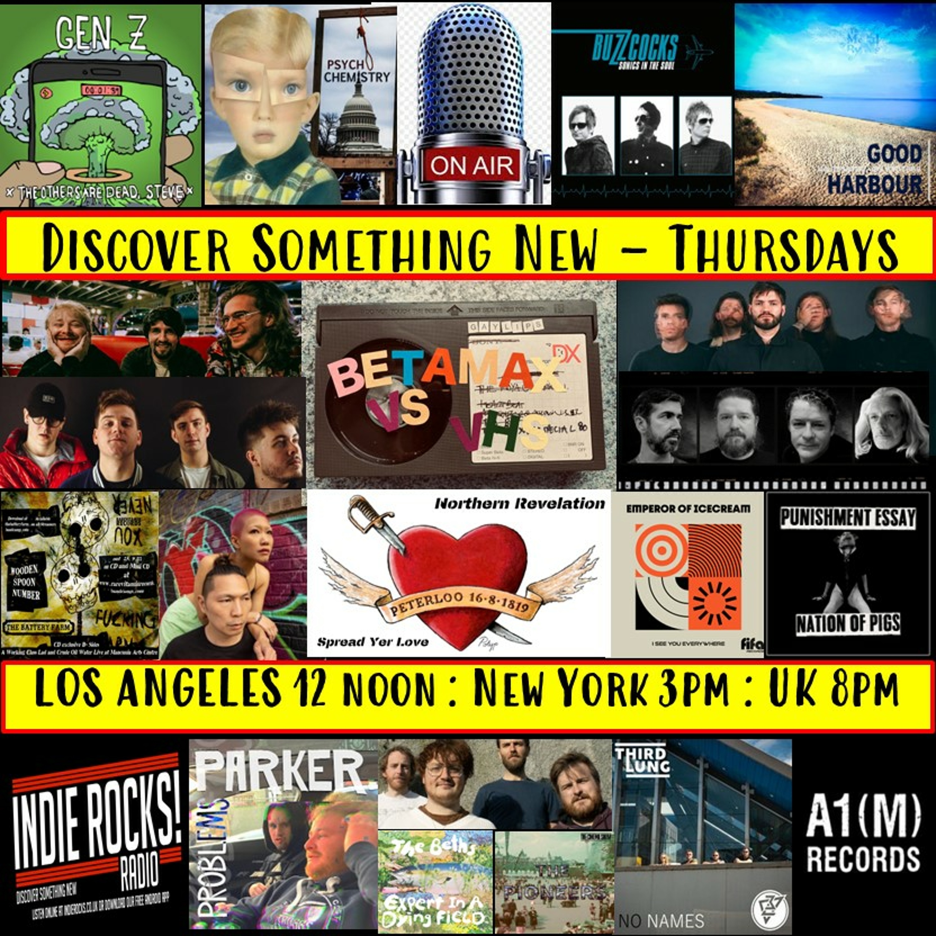A1M new Music Show - Discover New Music - Indie Rocks Radio
