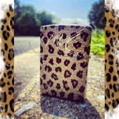 leopard print zippo
