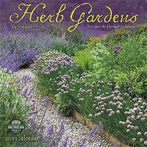 View EPUB 📒 Herb Gardens 2023 Wall Calendar: Recipes & Herbal Folklore by Maggie Ost