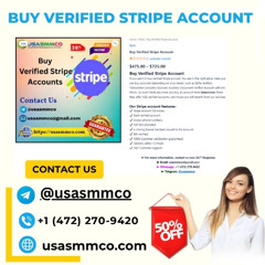 Top 5 Easiest Ways to Buy Verified Stripe Accounts | In the world of online business, payment processing is a....